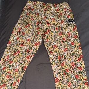 Teddy Fresh Grandma's Floral Sweatpants NEW